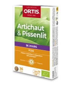 Artichaut et Pissenlit BIO, 36 comprimés